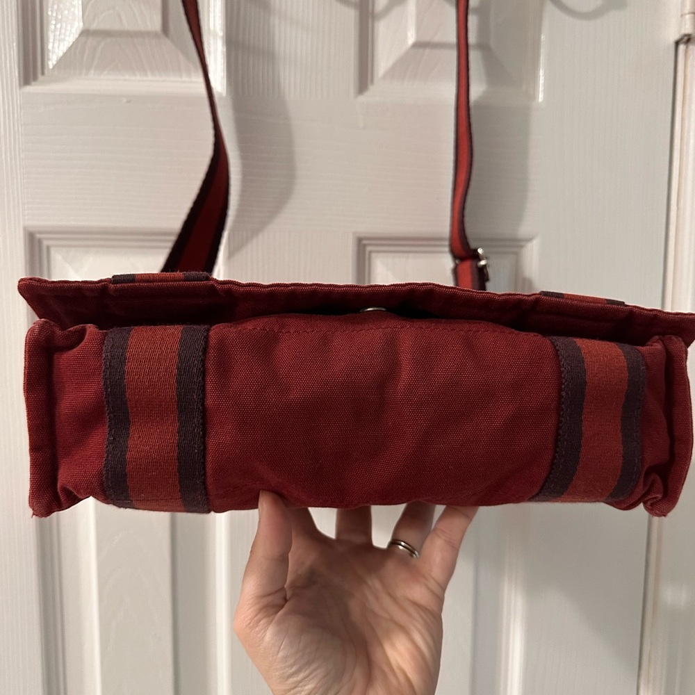 Hermes canvas Red crossbody Bag - Picture 8 of 13